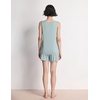 GYS Cooling Bamboo Viscose Pajamas for Women(Light Greyish Green)