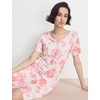 GYS Women’s Cooling Bamboo Viscose Nightgowns(Peony)