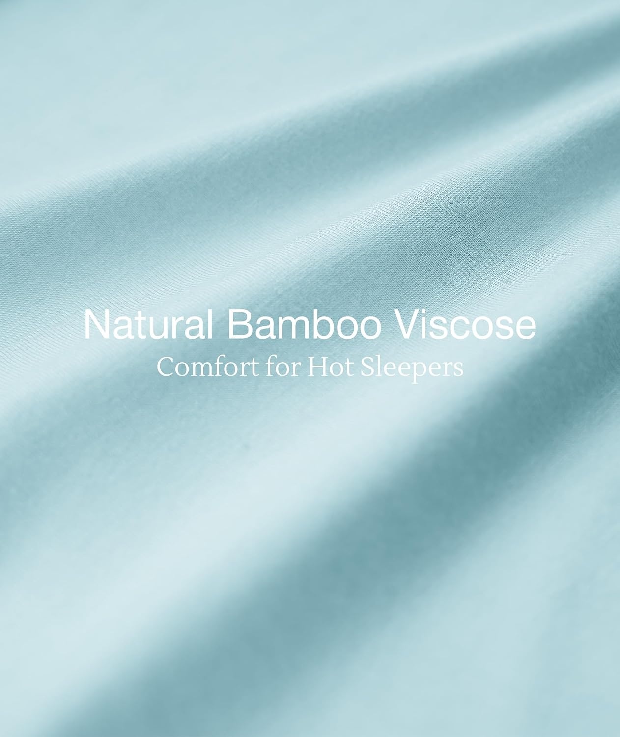 image:imageGYS Bamboo Viscose Nightgowns for Women Soft Long Sleeve VNeck Night ShirtAqua