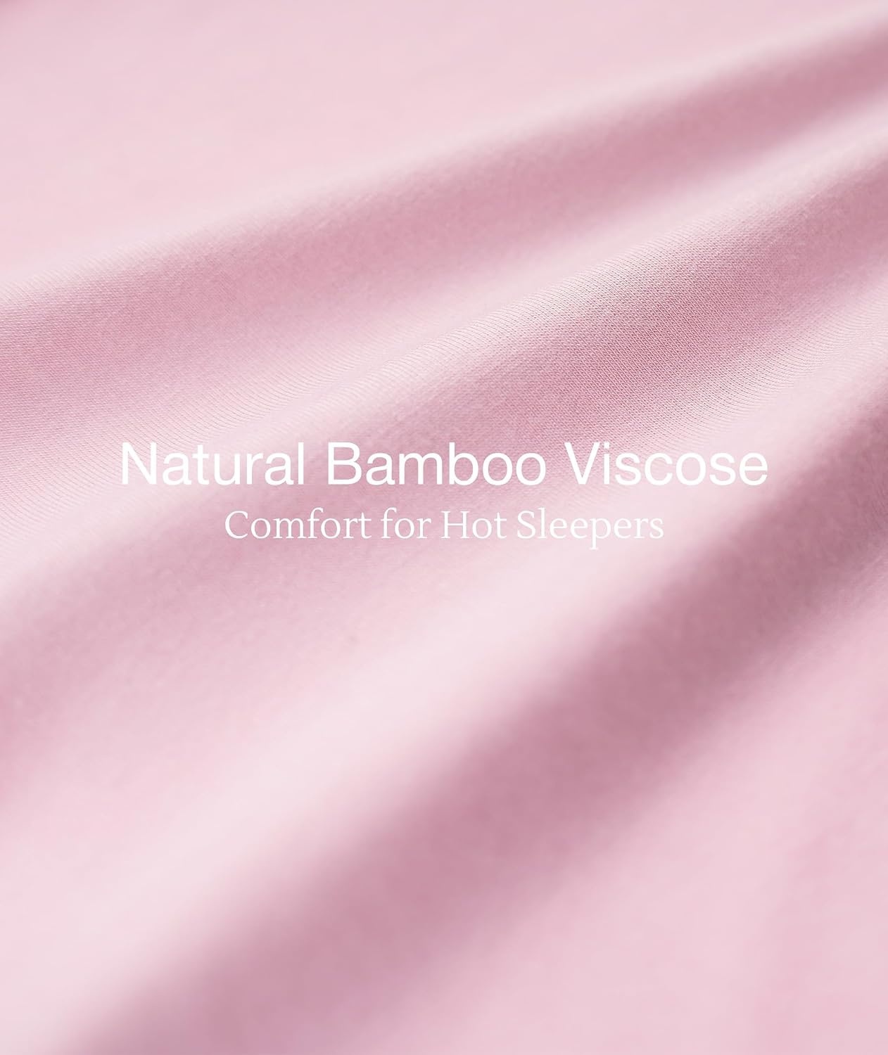 image:imageGYS Bamboo Viscose Nightgowns for Women Soft Long Sleeve VNeck Night ShirtPink