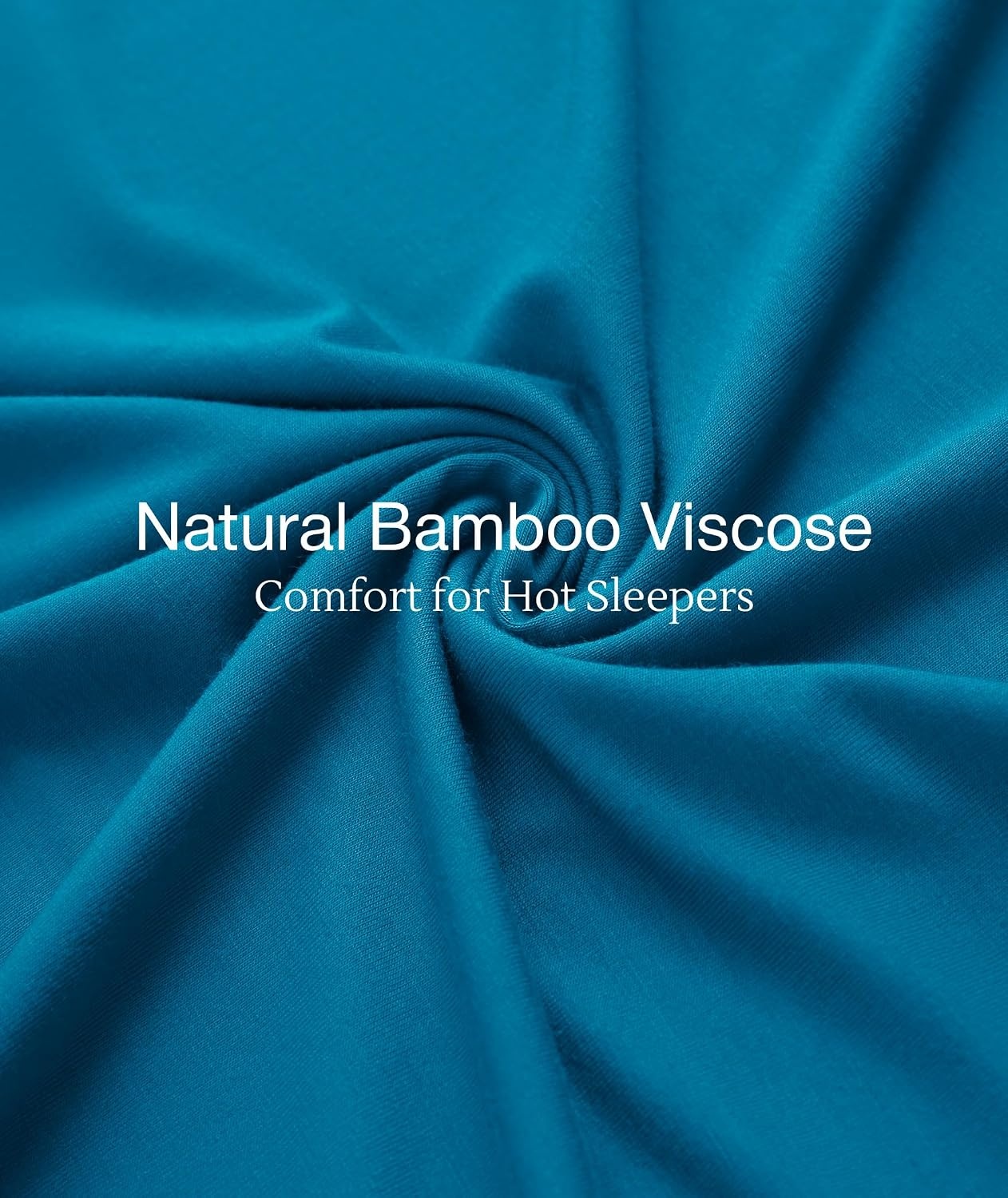 image:imageGYS Bamboo Viscose Nightgowns for Women Soft Long Sleeve VNeck Night ShirtTeal Blue