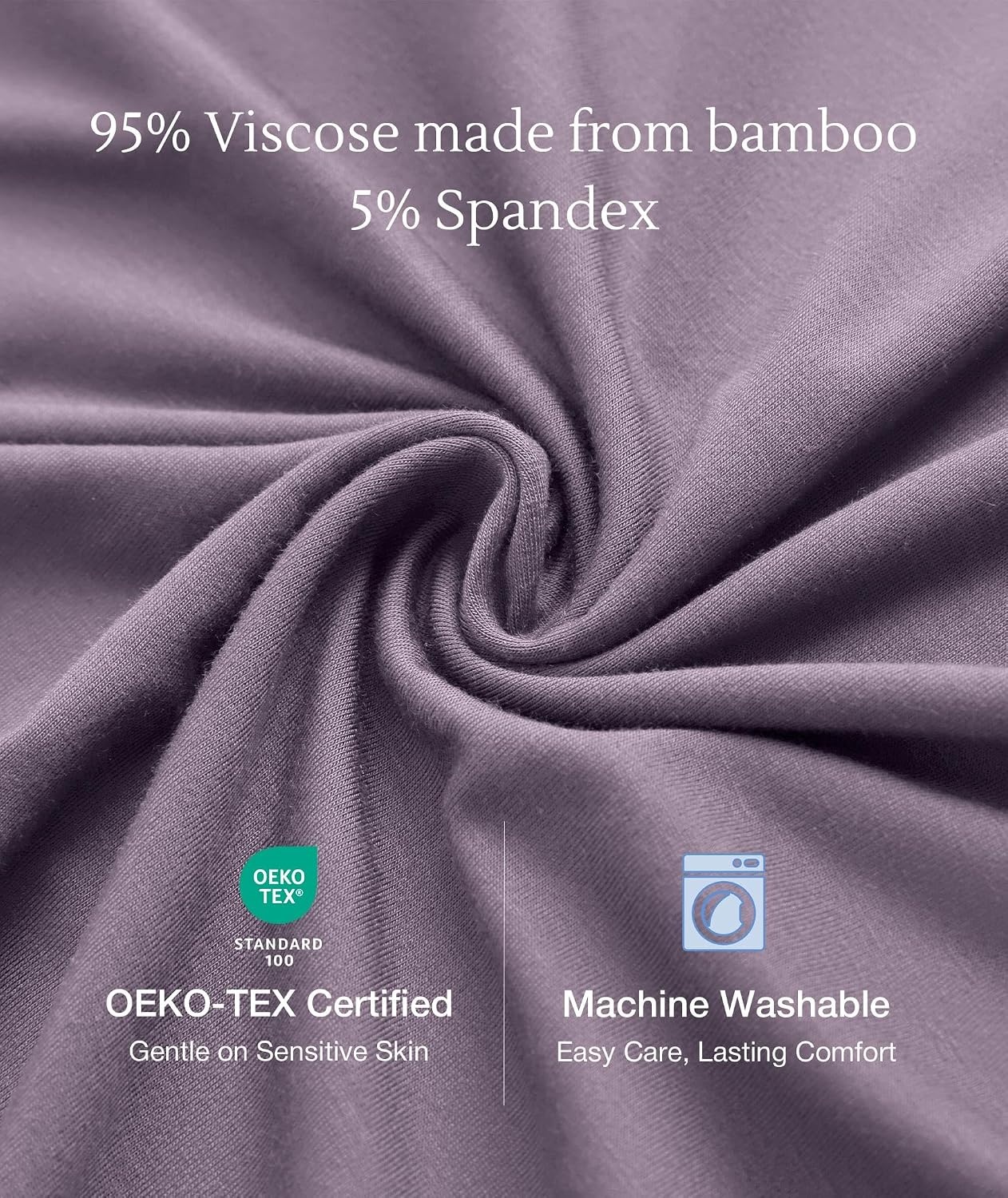 image:imageGYS Cooling Bamboo Viscose Sleeveless Nightgowns for WomenC Mauve Purple