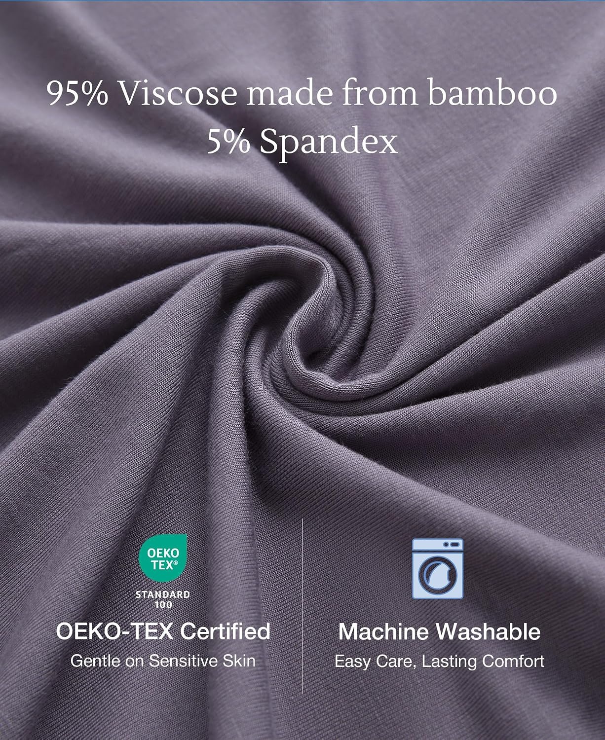 image:imageGYS Cooling Bamboo Viscose Sleeveless Nightgowns for WomenDark Grey