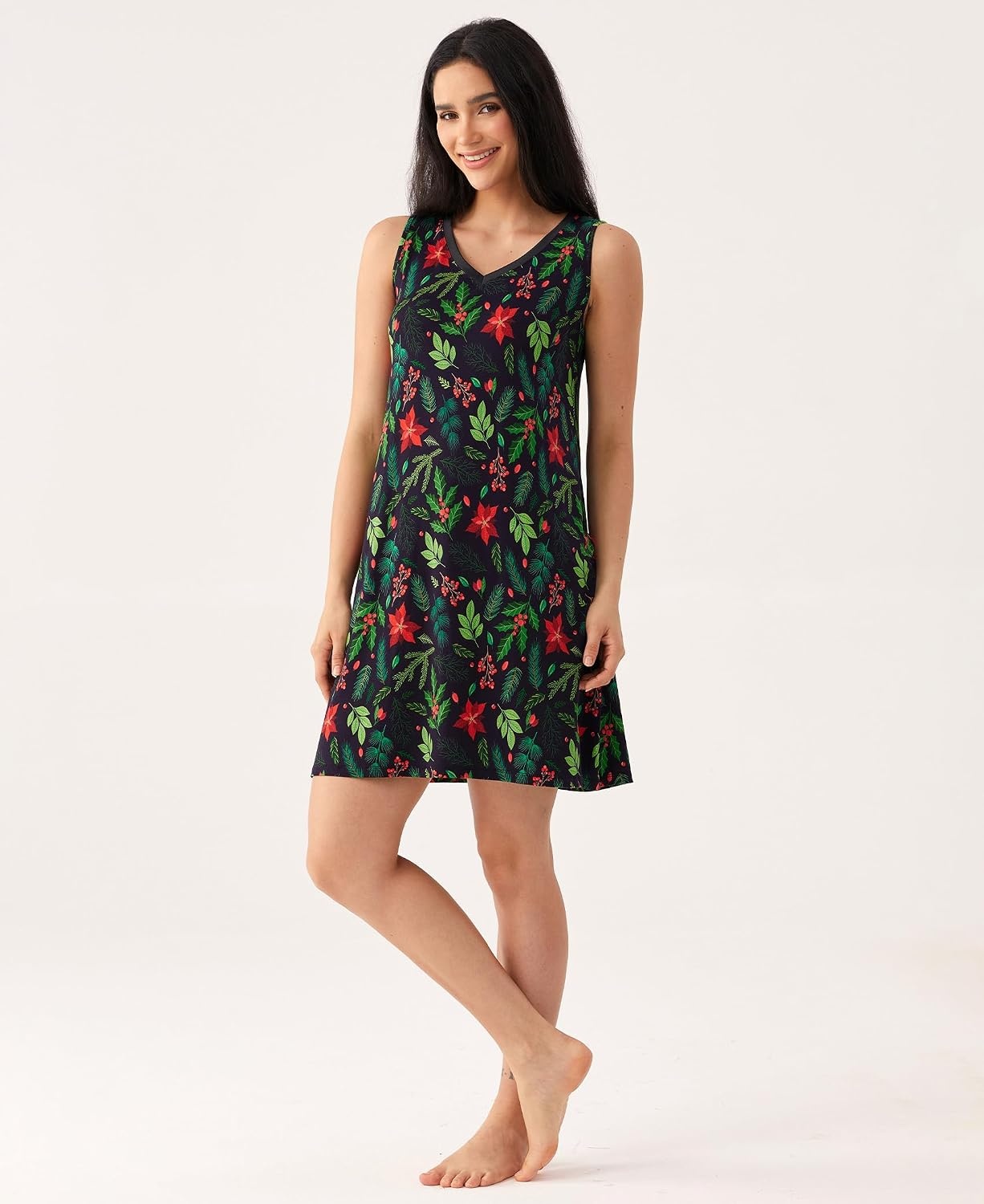 image:imageGYS Cooling Bamboo Viscose Sleeveless Nightgowns for WomenHolly