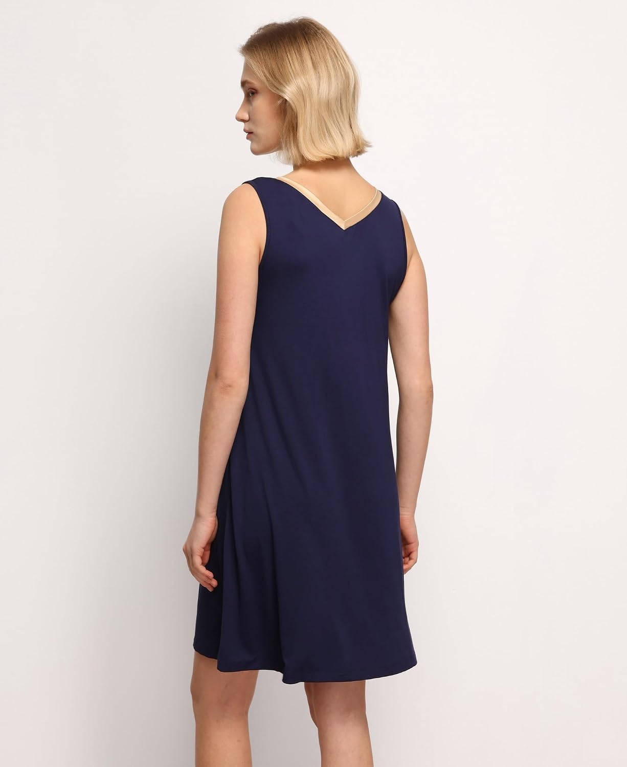 image:imageGYS Cooling Bamboo Viscose Sleeveless Nightgowns for WomenNavy
