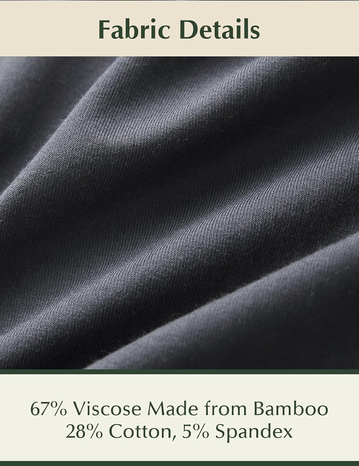 image:imageGYS Womens Bamboo Viscose Lounge Pajama ShortsCharoal