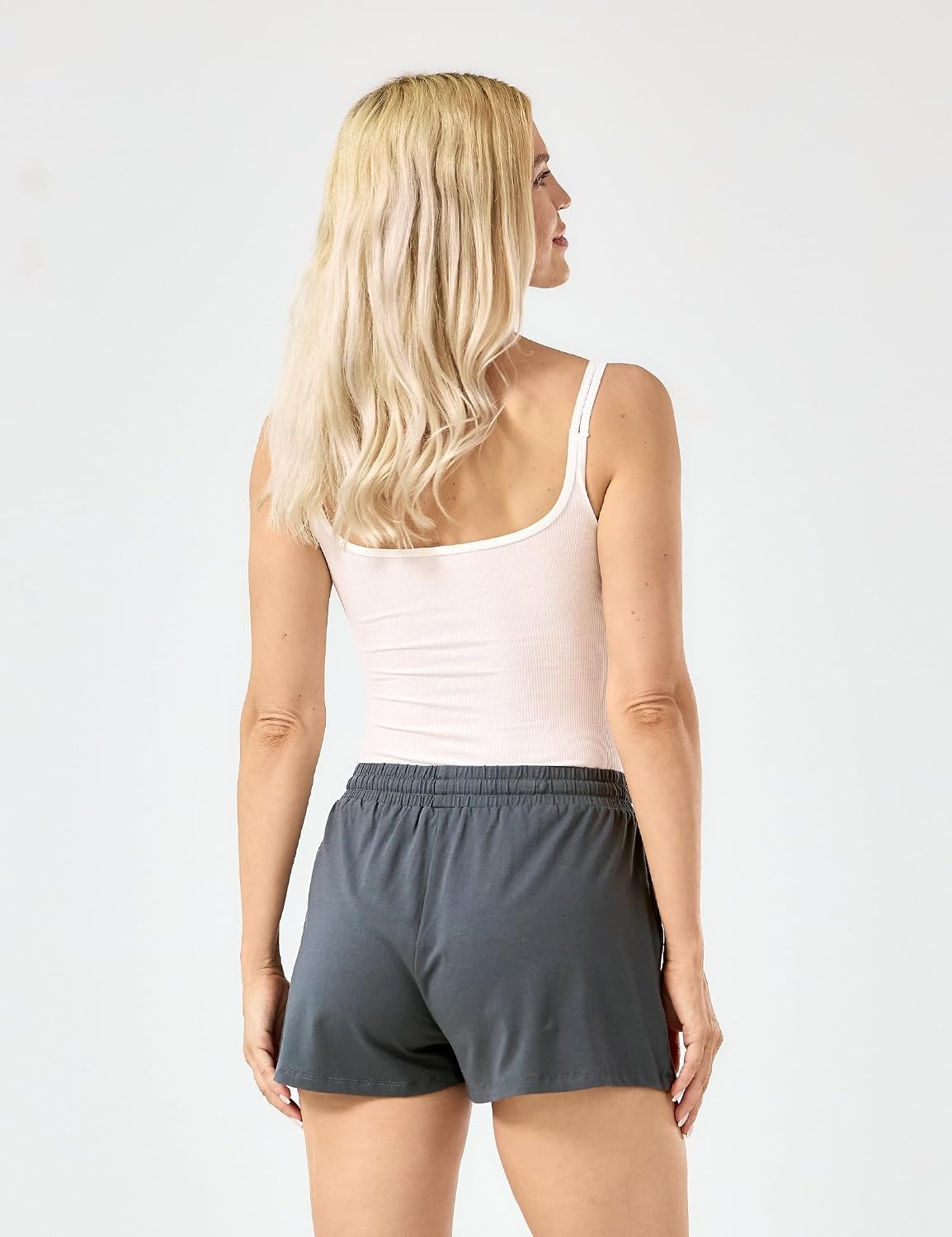 image:imageGYS Womens Bamboo Viscose Lounge Pajama ShortsCharoal