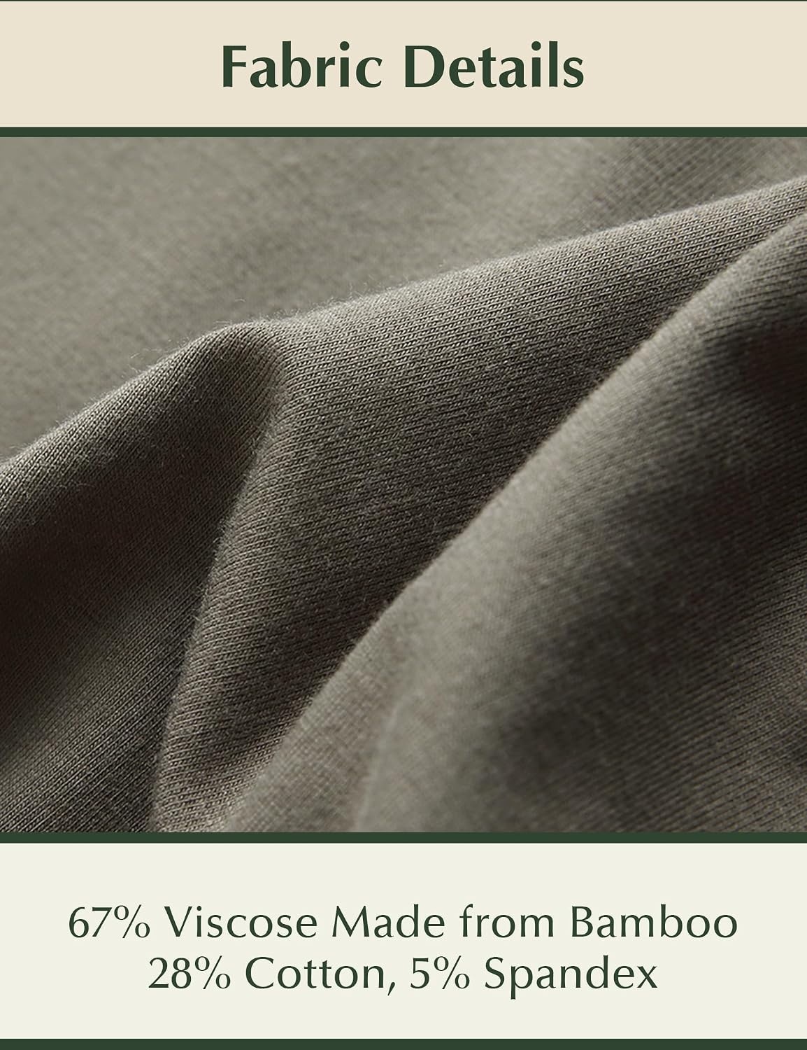 image:imageGYS Womens Bamboo Viscose Lounge Pajama ShortsGreyish Green