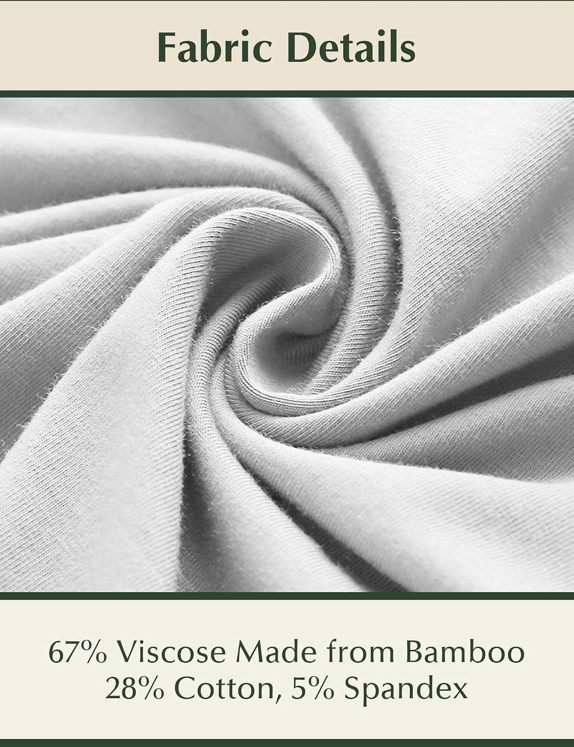 image:imageGYS Womens Bamboo Viscose Lounge Pajama ShortsLight Grey
