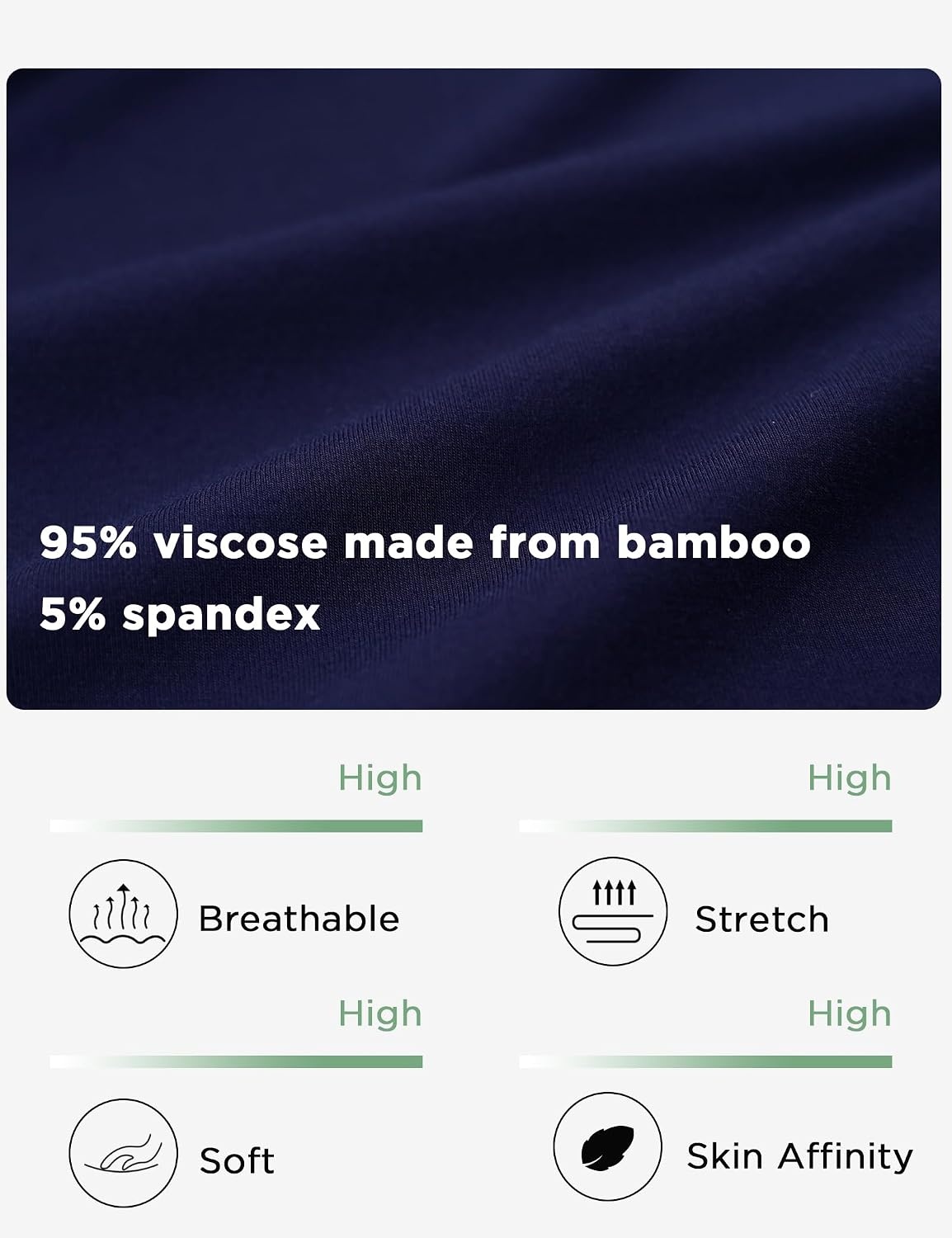 image:imageGYS Womens Bamboo Viscose Pajama Shorts for SummerNavy