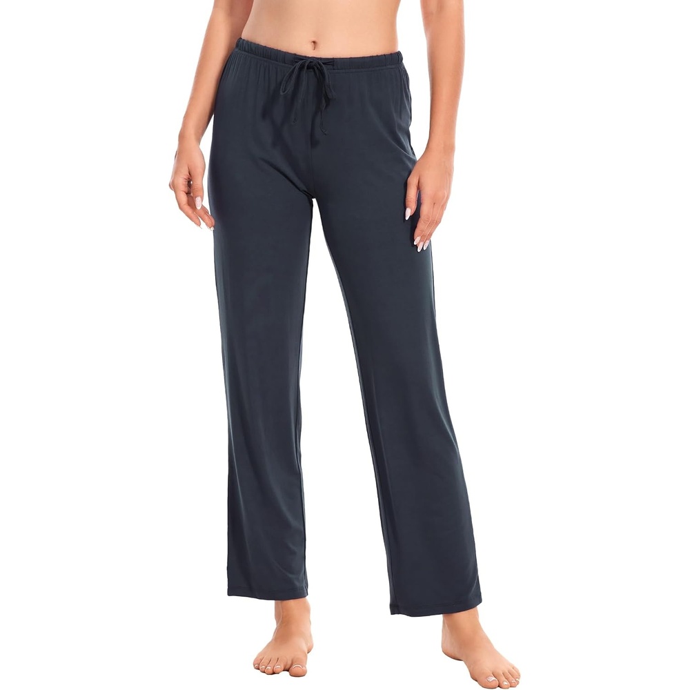 image:imageGYS Womens Bamboo Viscose Pajama Pants Soft Lightweight Lounge BottomsMidnight Blue
