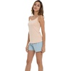 GYS Bamboo Viscose Camisole Tops for Women Undershirt Layering Tank Top(Beige)