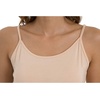 GYS Bamboo Viscose Camisole Tops for Women Undershirt Layering Tank Top(Beige)