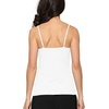 GYS Bamboo Viscose Camisole Tops for Women Undershirt Layering Tank Top(White)