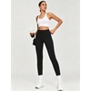 GYS Bamboo Viscose Leggings for Women, Ultra-Soft Yoga Pants(Black)