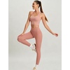 GYS Bamboo Viscose Leggings for Women, Ultra-Soft Yoga Pants(Blush Pink)