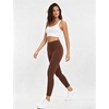 GYS Bamboo Viscose Leggings for Women, Ultra-Soft Yoga Pants(Coffee)