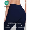 GYS Bamboo Viscose Leggings for Women, Ultra-Soft Yoga Pants(Navy)