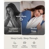 GYS Bamboo Viscose Nightgowns for Women Soft Long Sleeve V-Neck Night Shirt(Prussian Blue)