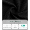 GYS Bamboo Viscose Pajamas for Women Long Sleeve Sleepwear for Hot Sleepers(Black)
