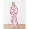 GYS Bamboo Viscose Pajamas for Women Set Short Sleeve Soft Summer Sleepwear(Pink Coffee Cup)