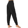 GYS Bamboo Viscose Women Joggers Pajama Pants(Black)