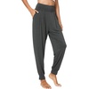 GYS Bamboo Viscose Women Joggers Pajama Pants(Dark Heather Grey)