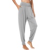 GYS Bamboo Viscose Women Joggers Pajama Pants(Heather Grey)