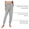 GYS Bamboo Viscose Women Joggers Pajama Pants(Heather Grey)