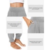 GYS Bamboo Viscose Women Joggers Pajama Pants(Heather Grey)