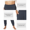 GYS Bamboo Viscose Women Joggers Pajama Pants(Midnight Blue)