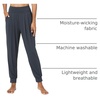 GYS Bamboo Viscose Women Joggers Pajama Pants(Midnight Blue)