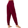 GYS Bamboo Viscose Women Joggers Pajama Pants(Wine)