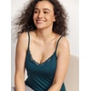 GYS Bamboo Viscose Women’s Camisole Pajama Top, Cooling Spaghetti Strap Top(Ink Blue)