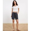 GYS Bamboo Viscose Womens Pajama Shorts with Pockets(Bluish Grey)