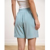 GYS Bamboo Viscose Womens Pajama Shorts with Pockets(​turquoise)