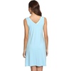 GYS Cooling Bamboo Viscose Sleeveless Nightgowns for Women(Azure)