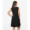 GYS Cooling Bamboo Viscose Sleeveless Nightgowns for Women(C- Black)