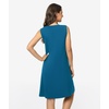 GYS Cooling Bamboo Viscose Sleeveless Nightgowns for Women(C- Teal Blue)