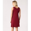 GYS Cooling Bamboo Viscose Sleeveless Nightgowns for Women(Wine)