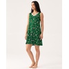 GYS Cooling Bamboo Viscose Sleeveless Nightgowns for Women(Xmas Green)