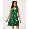 GYS Cooling Bamboo Viscose Sleeveless Nightgowns for Women(Xmas Green)