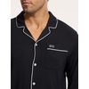 GYS Men’s Bamboo Viscose Long Sleeve Pajamas Set(Black)