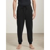 GYS Men’s Modal Cotton Blend Drawstring Joggers with Pockets(Black)