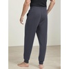 GYS Men’s Modal Cotton Blend Drawstring Joggers with Pockets(Dark Grey)