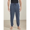 GYS Men’s Modal Cotton Blend Drawstring Joggers with Pockets(Grayish Blue)