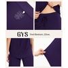 GYS Women’s Bamboo Viscose Capri Pajama Set, Wide Waistband Cooling(Deep Purple)