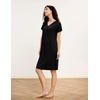 GYS Women’s Bamboo Viscose Cooling Nightgown(Black)