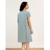 GYS Women’s Bamboo Viscose Cooling Nightgown(Light Greyish Green)