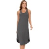 GYS Women’s Bamboo Viscose Cooling Racerback Tank Nightgown(Dark Heather Grey)